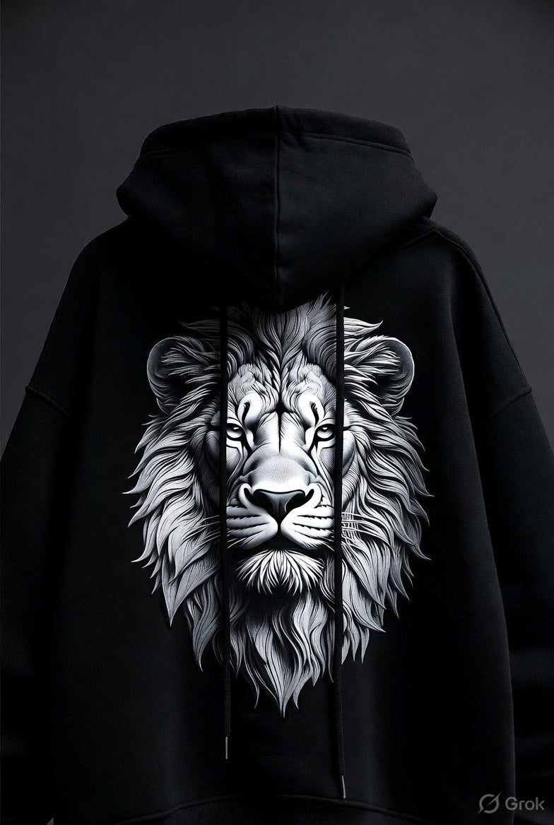 Oversized Black Hoodie